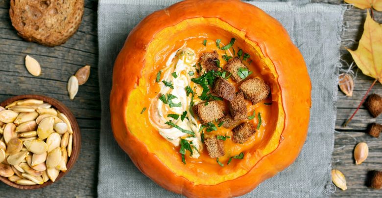 Pumpkin cream soup