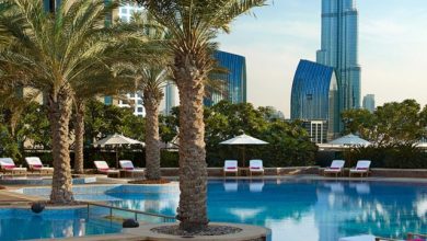 مسبح فندق شانغريلا دبي