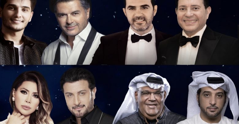 حفلات النجوم العرب في مسرح المجاز بالشارقة