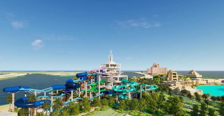 برج ترايدنت أحدث المرافق الترفيهية في مدينة أكوافنتشر المائية دبي