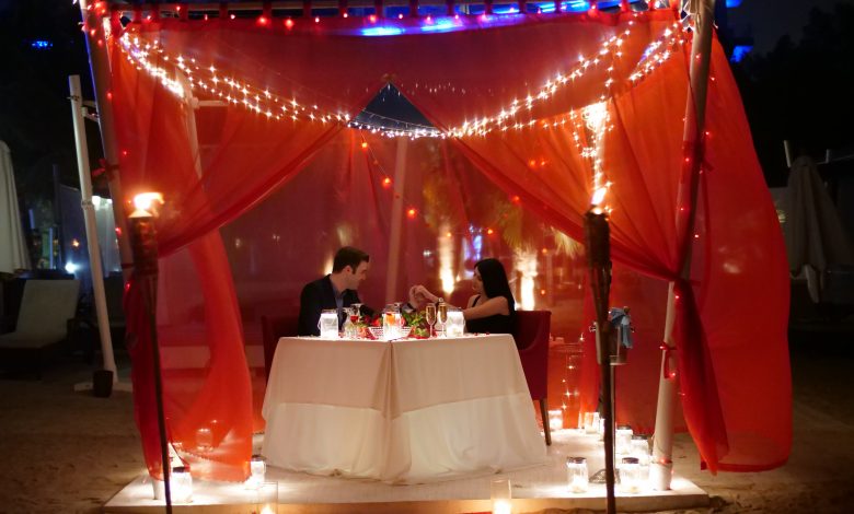 Romantic Cabana Dinner