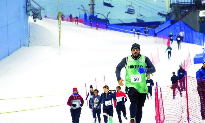 سباق دبي للجري الثلجي 2022