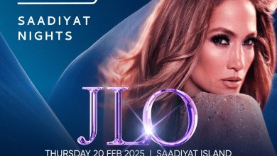 Jennifer Lopez will perform as part of Saadiyat Nights Grand Finale