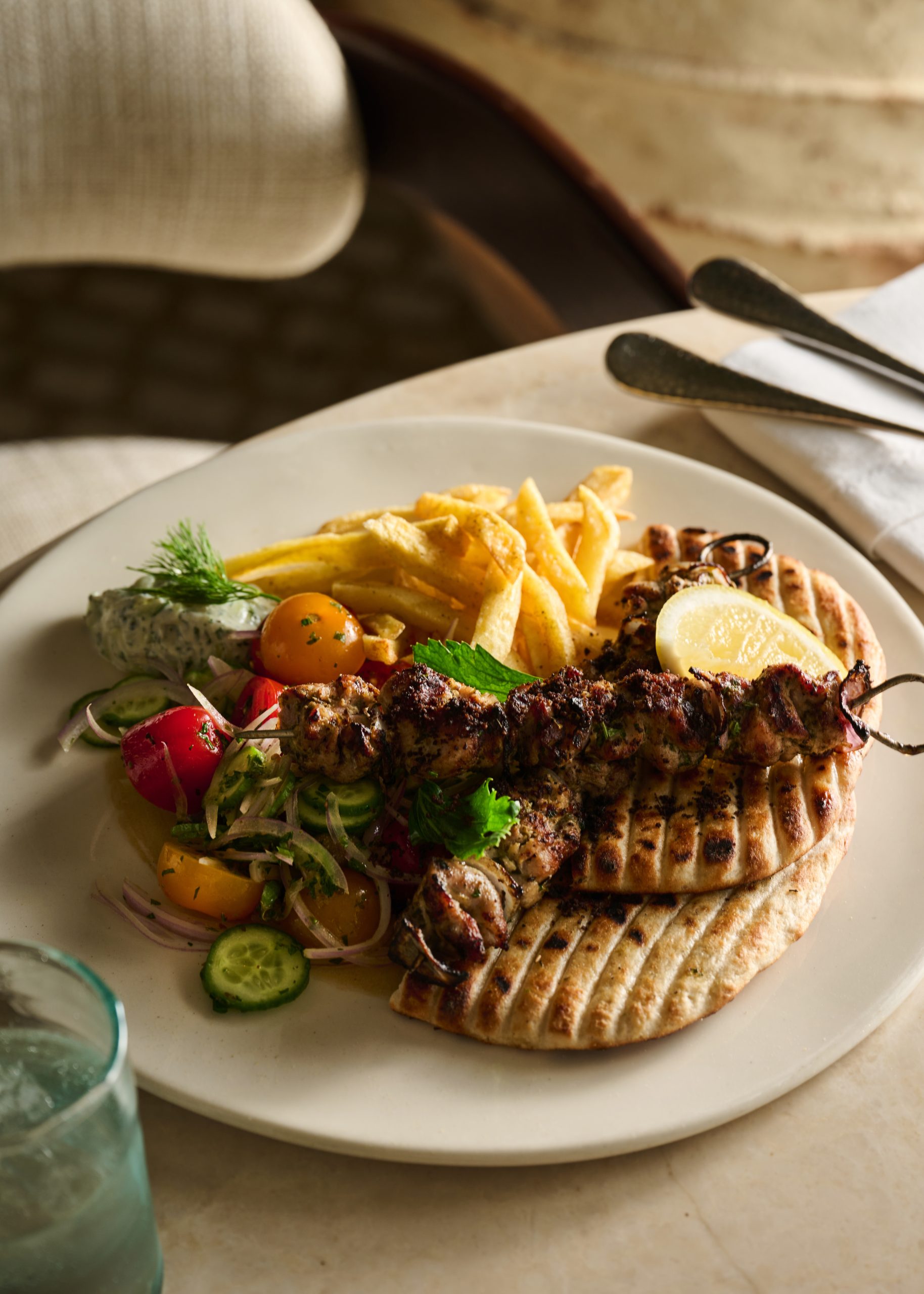 Chicken souvlaki