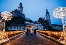 Advent in Český Krumlov with a walk full of lights.