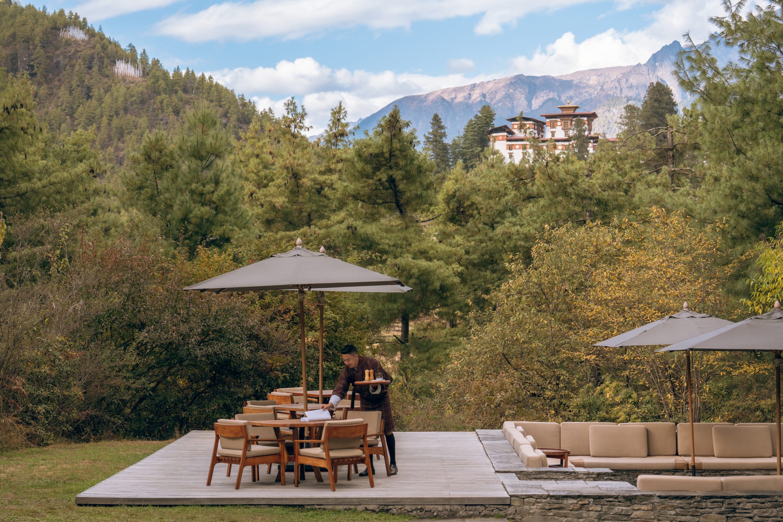 Amankora, Bhutan – Paro Lodge, Firepit Terrace 1