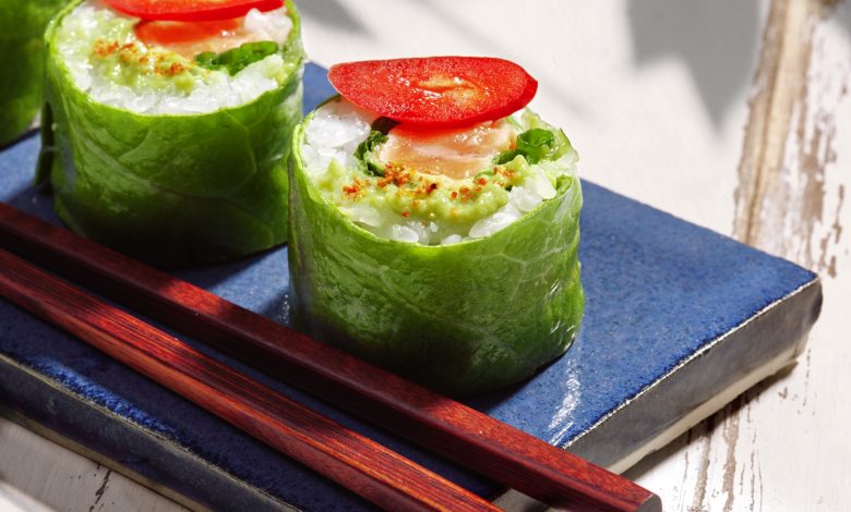 Sushi Art – Salmon Guacamole Spring Roll 2026