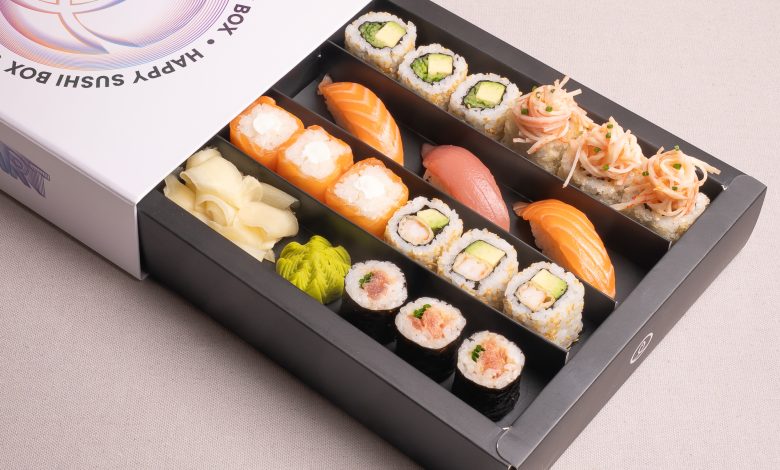 Sushi Art – Happy Sushi Box For 1-2